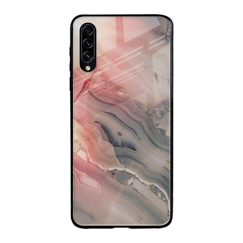 Pink And Grey Marble Samsung Galaxy A50s Glass Back Cover Online