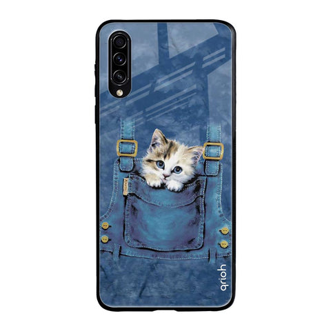 Kitty In Pocket Samsung Galaxy A50s Glass Back Cover Online