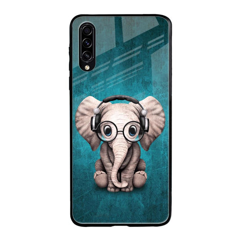 Adorable Baby Elephant Samsung Galaxy A50s Glass Back Cover Online