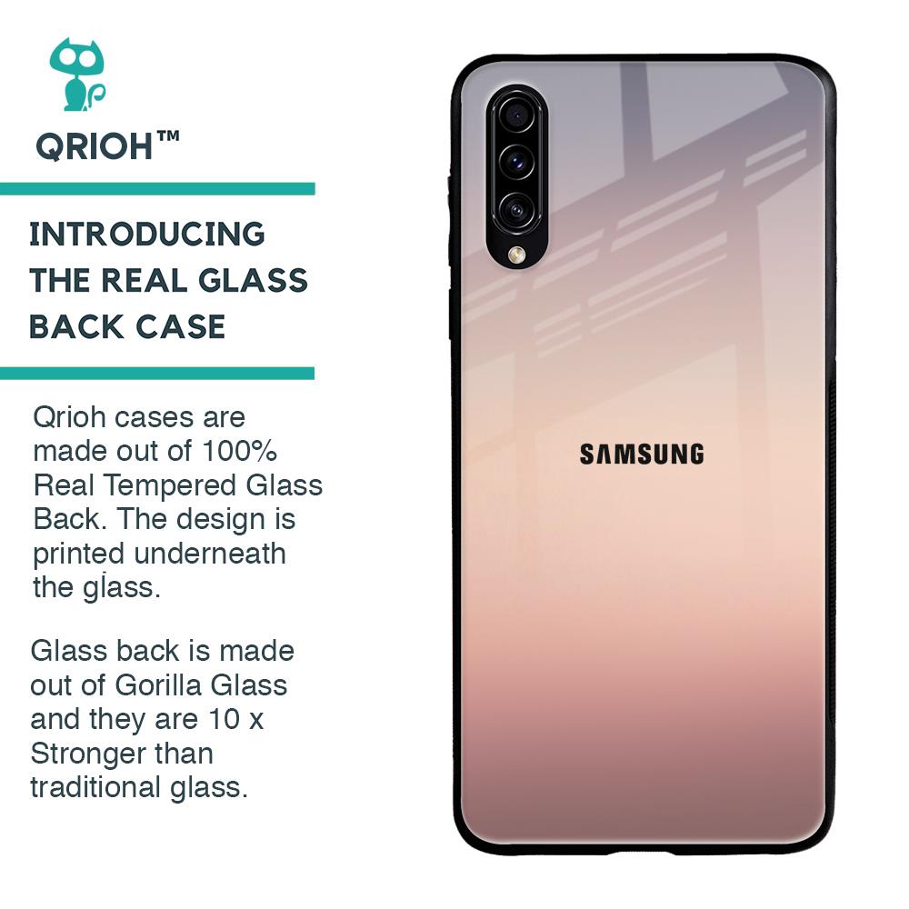 Golden Mauve Glass Case for Samsung Galaxy A50s
