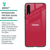 Solo Maroon Glass case for Samsung Galaxy A50s