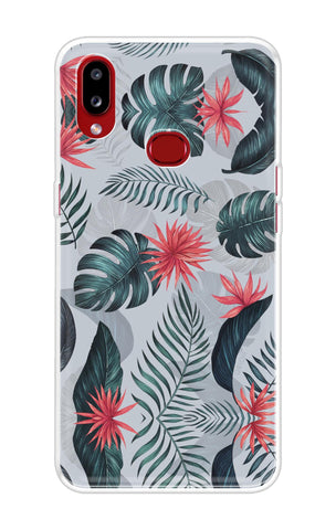 Retro Floral Leaf Samsung Galaxy A10s Back Cover