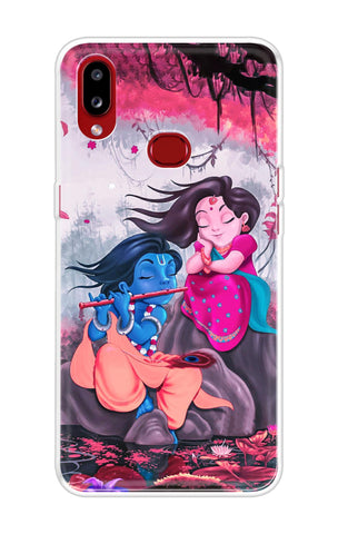 Radha Krishna Art Samsung Galaxy A10s Back Cover