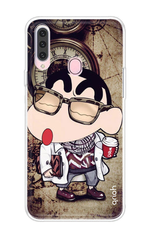 Nerdy Shinchan Samsung Galaxy A20s Back Cover