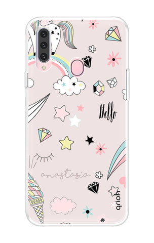 Unicorn Doodle Samsung Galaxy A20s Back Cover