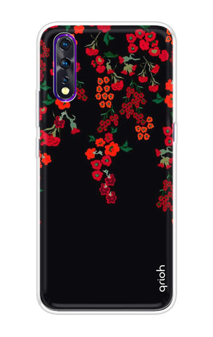 Floral Deco Vivo Z1X Back Cover