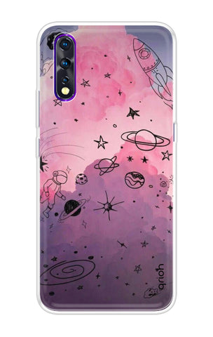 Space Doodles Art Vivo Z1X Back Cover