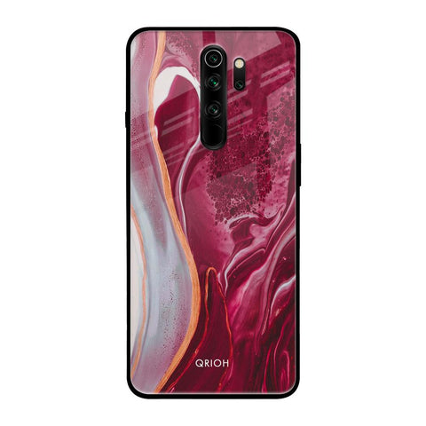 Crimson Ruby Xiaomi Redmi Note 8 Pro Glass Back Cover Online