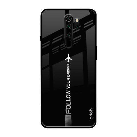 Follow Your Dreams Xiaomi Redmi Note 8 Pro Glass Back Cover Online