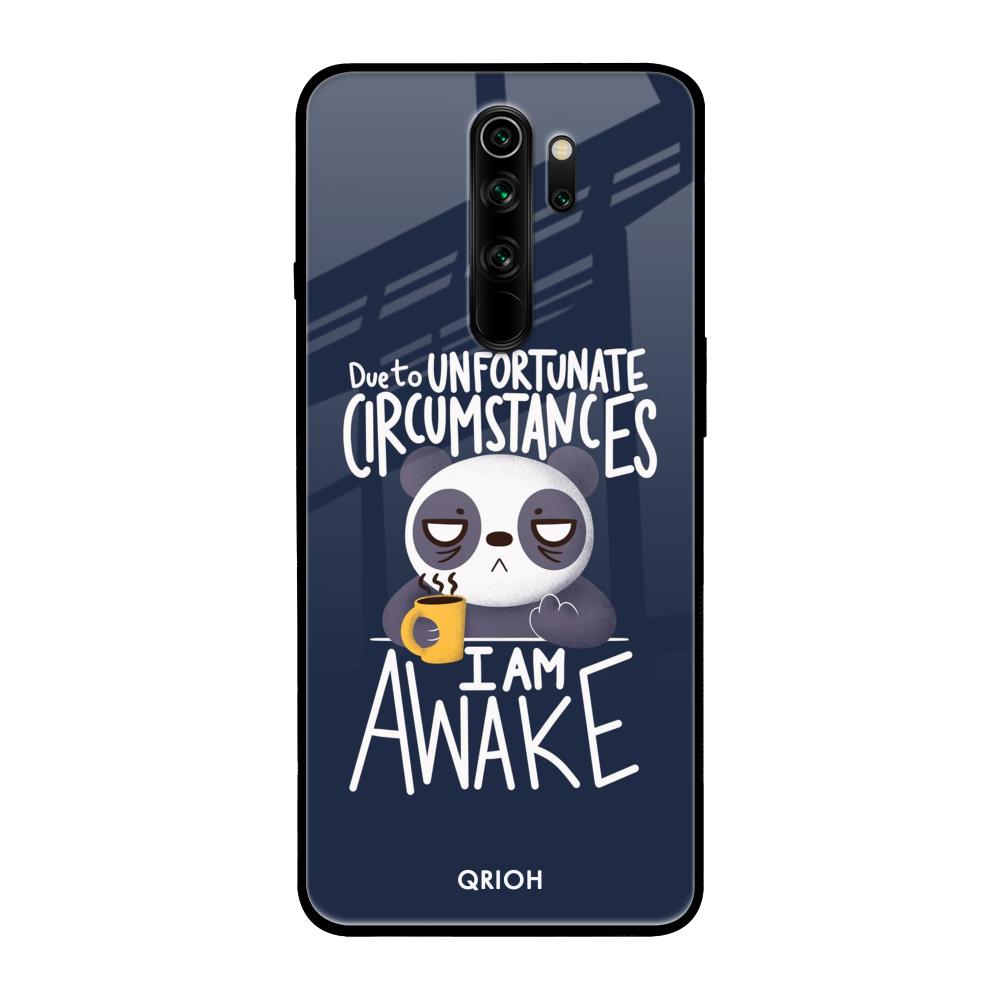 Struggling Panda Xiaomi Redmi Note 8 Pro Glass Back Cover Online