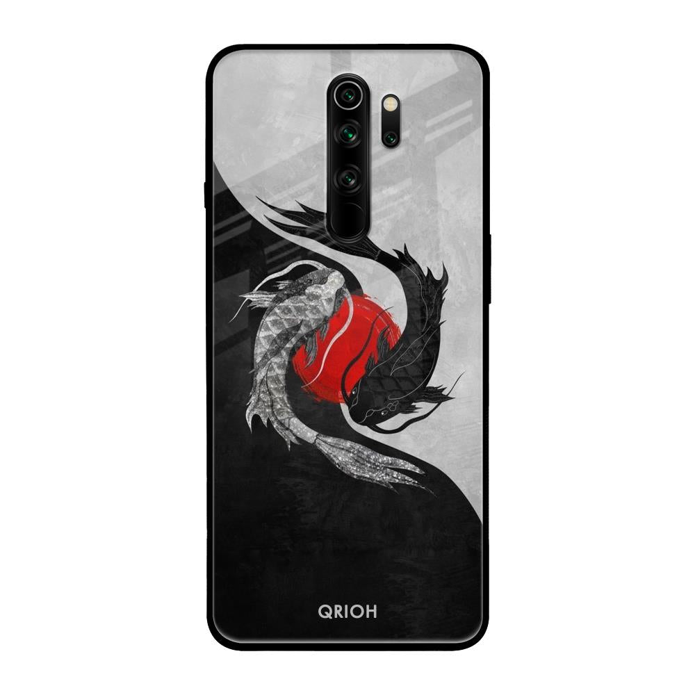 Japanese Art Xiaomi Redmi Note 8 Pro Glass Back Cover Online