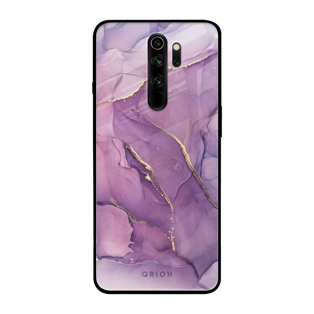 Purple Gold Marble Xiaomi Redmi Note 8 Pro Glass Back Cover Online