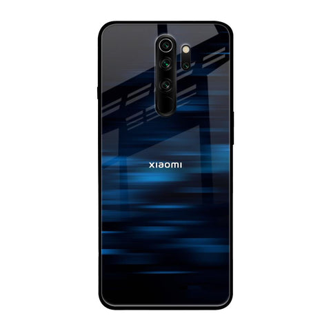 Blue Rough Abstract Xiaomi Redmi Note 8 Pro Glass Back Cover Online
