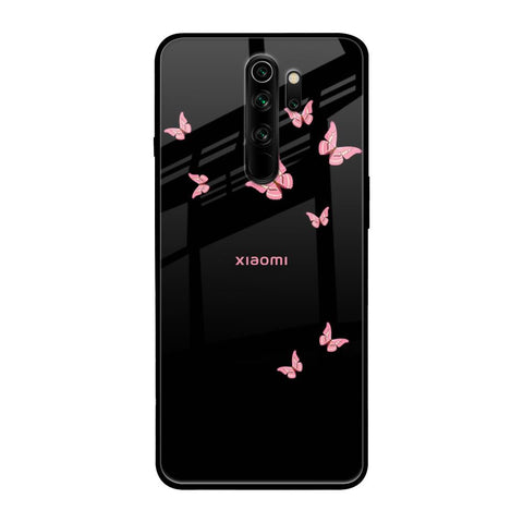 Fly Butterfly Xiaomi Redmi Note 8 Pro Glass Back Cover Online