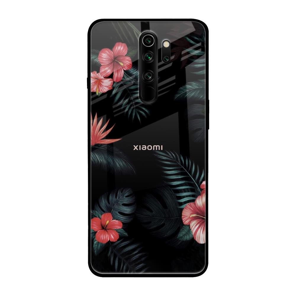 Tropical Art Flower Xiaomi Redmi Note 8 Pro Glass Back Cover Online