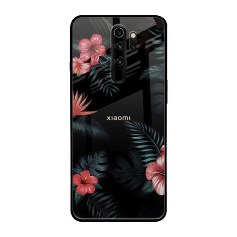 Tropical Art Flower Xiaomi Redmi Note 8 Pro Glass Back Cover Online