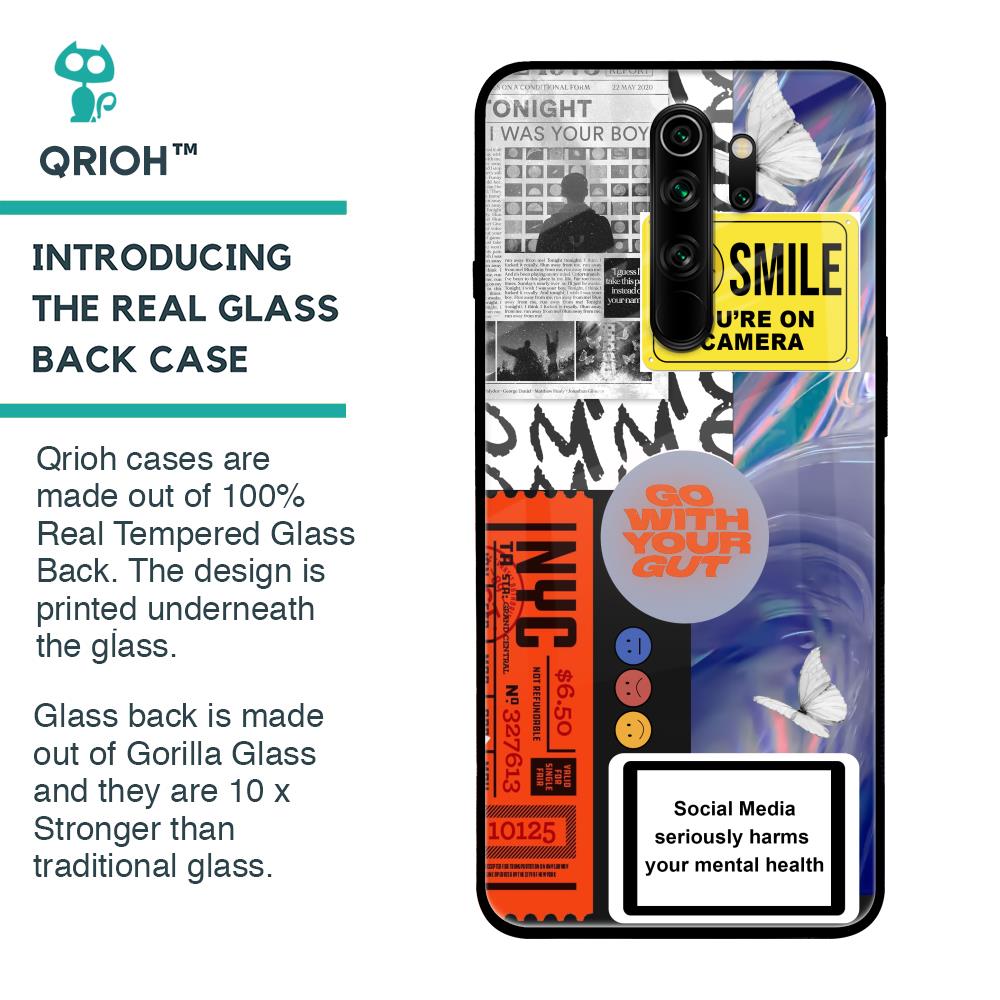 Smile for Camera Glass Case for Xiaomi Redmi Note Pro