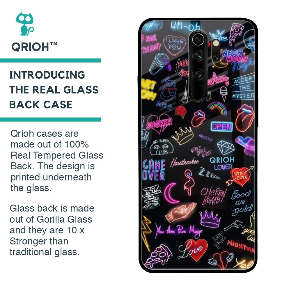 Accept The Mystery Glass Case for Xiaomi Redmi Note 8 Pro
