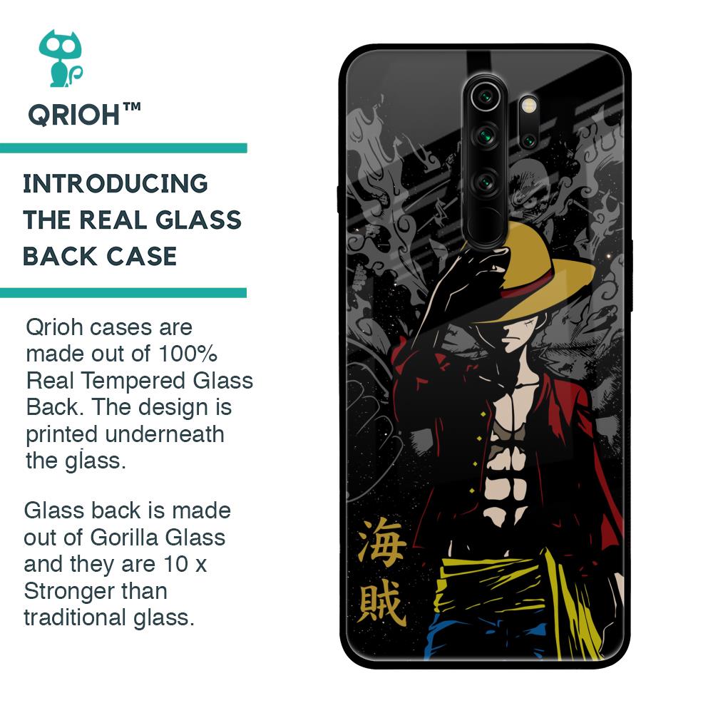 Dark Luffy Glass Case for Xiaomi Redmi Note 8 Pro