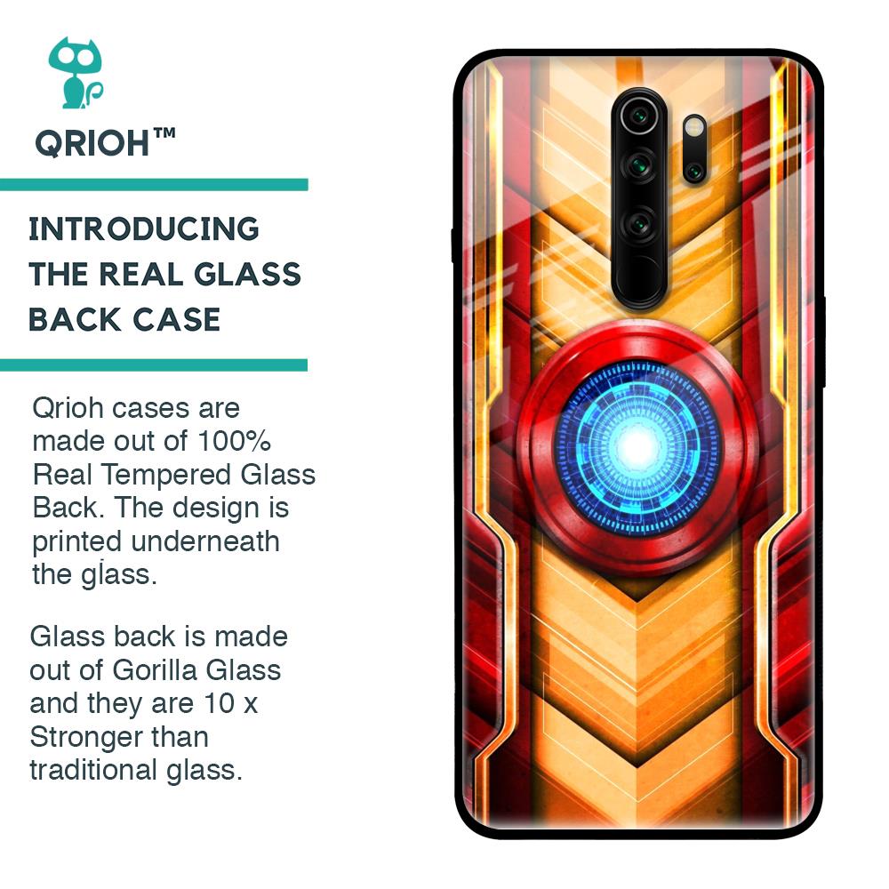 Arc Reactor Glass Case for Xiaomi Redmi Note 8 Pro