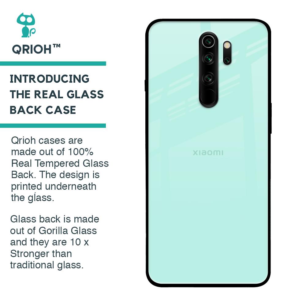 Teal Glass Case for Xiaomi Redmi Note 8 Pro