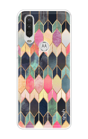 Shimmery Pattern Motorola One Action Back Cover
