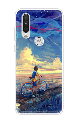 Riding Bicycle to Dreamland Motorola One Action Back Cover