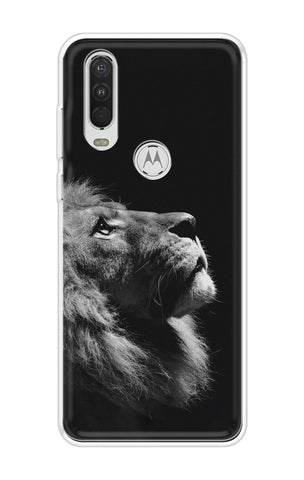 Lion Looking to Sky Motorola One Action Back Cover