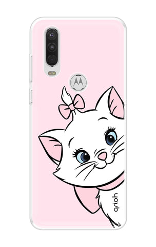 Cute Kitty Motorola One Action Back Cover