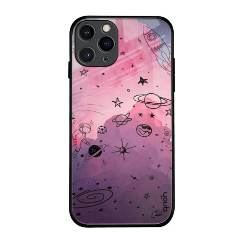 Space Doodles iPhone 11 Pro Glass Back Cover Online