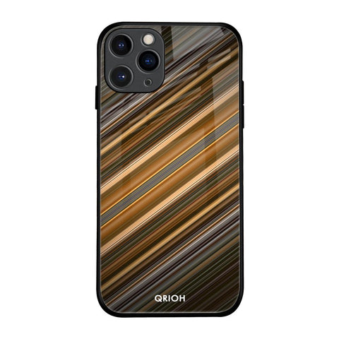 Diagonal Slash Pattern iPhone 11 Pro Glass Back Cover Online
