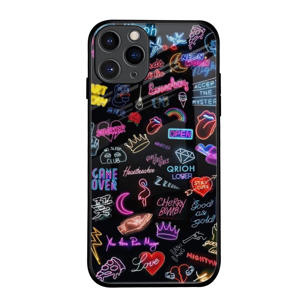 Accept The Mystery iPhone 11 Pro Glass Back Cover Online
