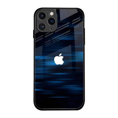 Blue Rough Abstract iPhone 11 Pro Glass Back Cover Online