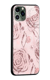Shimmer Roses Glass case for iPhone 11 Pro