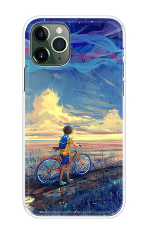 Riding Bicycle to Dreamland iPhone 11 Pro Back Cover