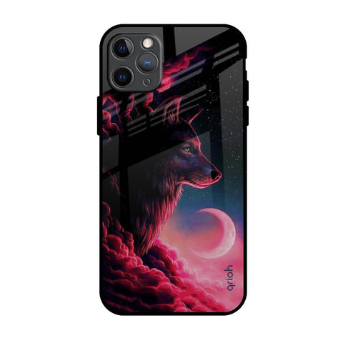 Moon Wolf iPhone 11 Pro Max Glass Back Cover Online