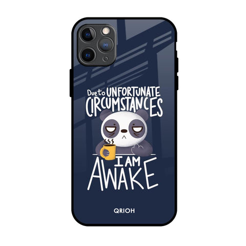 Struggling Panda iPhone 11 Pro Max Glass Back Cover Online