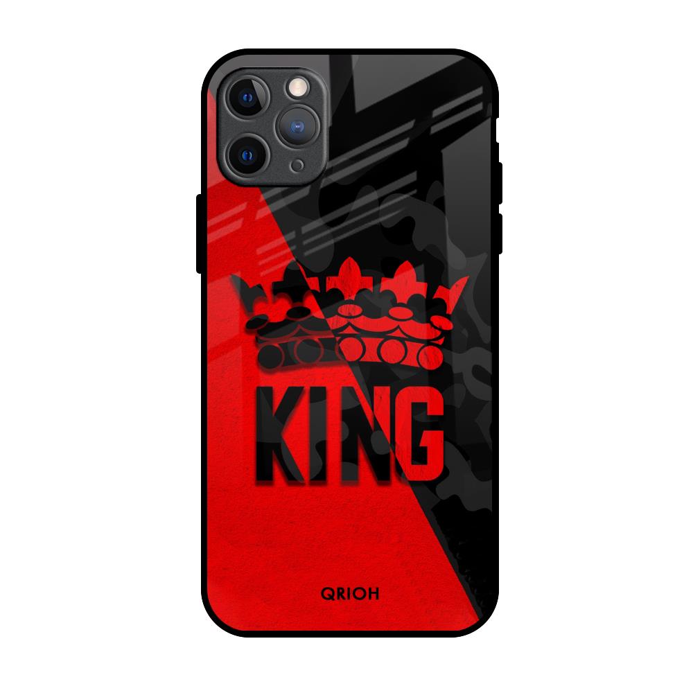 I Am A King iPhone 11 Pro Max Glass Back Cover Online