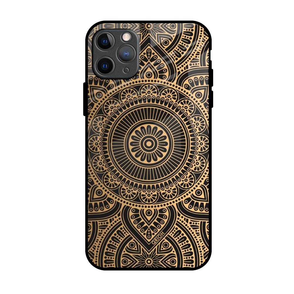 Luxury Mandala iPhone 11 Pro Max Glass Back Cover Online