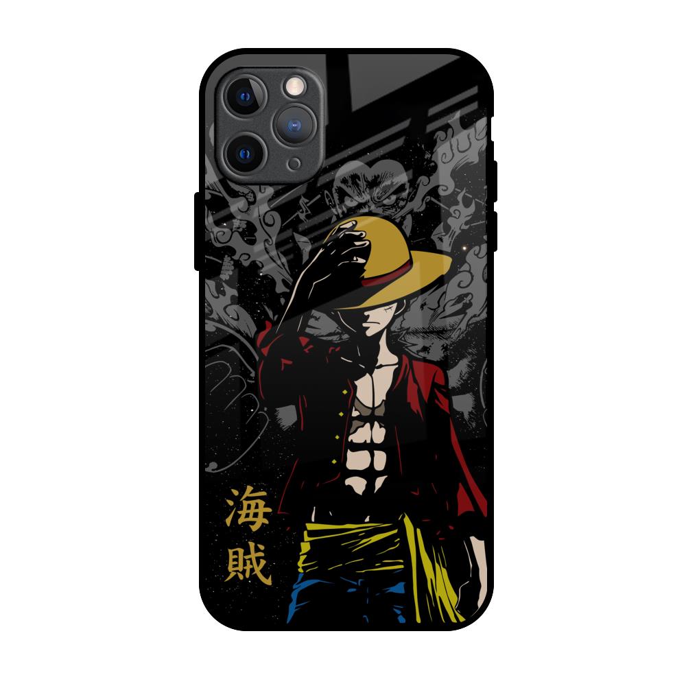 Dark Luffy iPhone 11 Pro Max Glass Back Cover Online