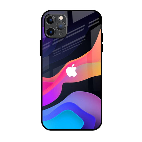 Colorful Fluid iPhone 11 Pro Max Glass Back Cover Online