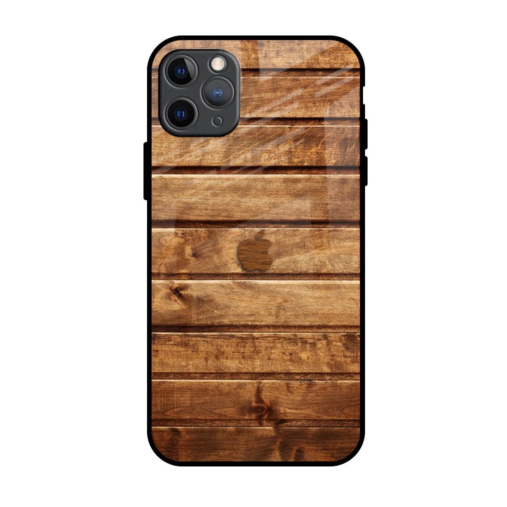 Wooden Planks Glass Case for iPhone 11 Pro Max
