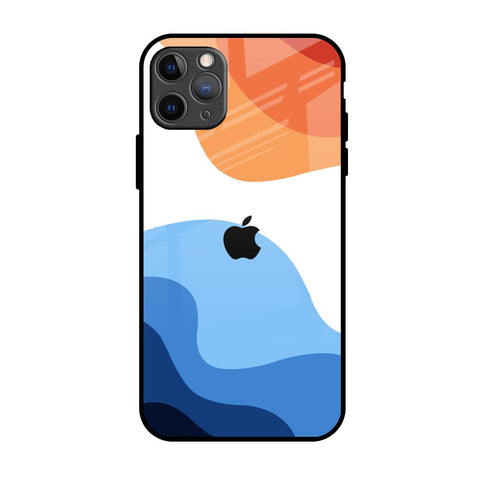 Wavy Color Pattern iPhone 11 Pro Max Glass Back Cover Online