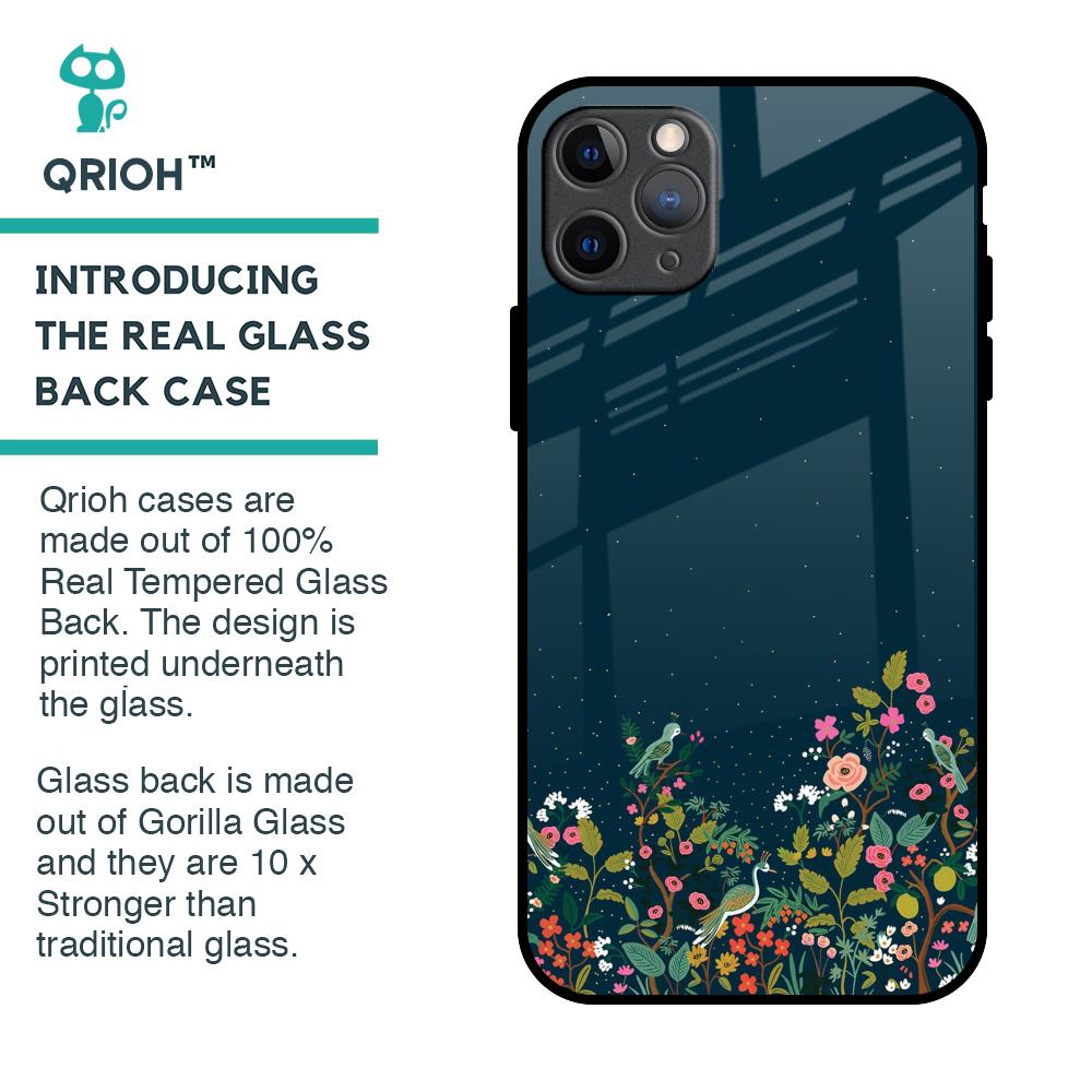 Small Garden Glass Case For iPhone 11 Pro Max