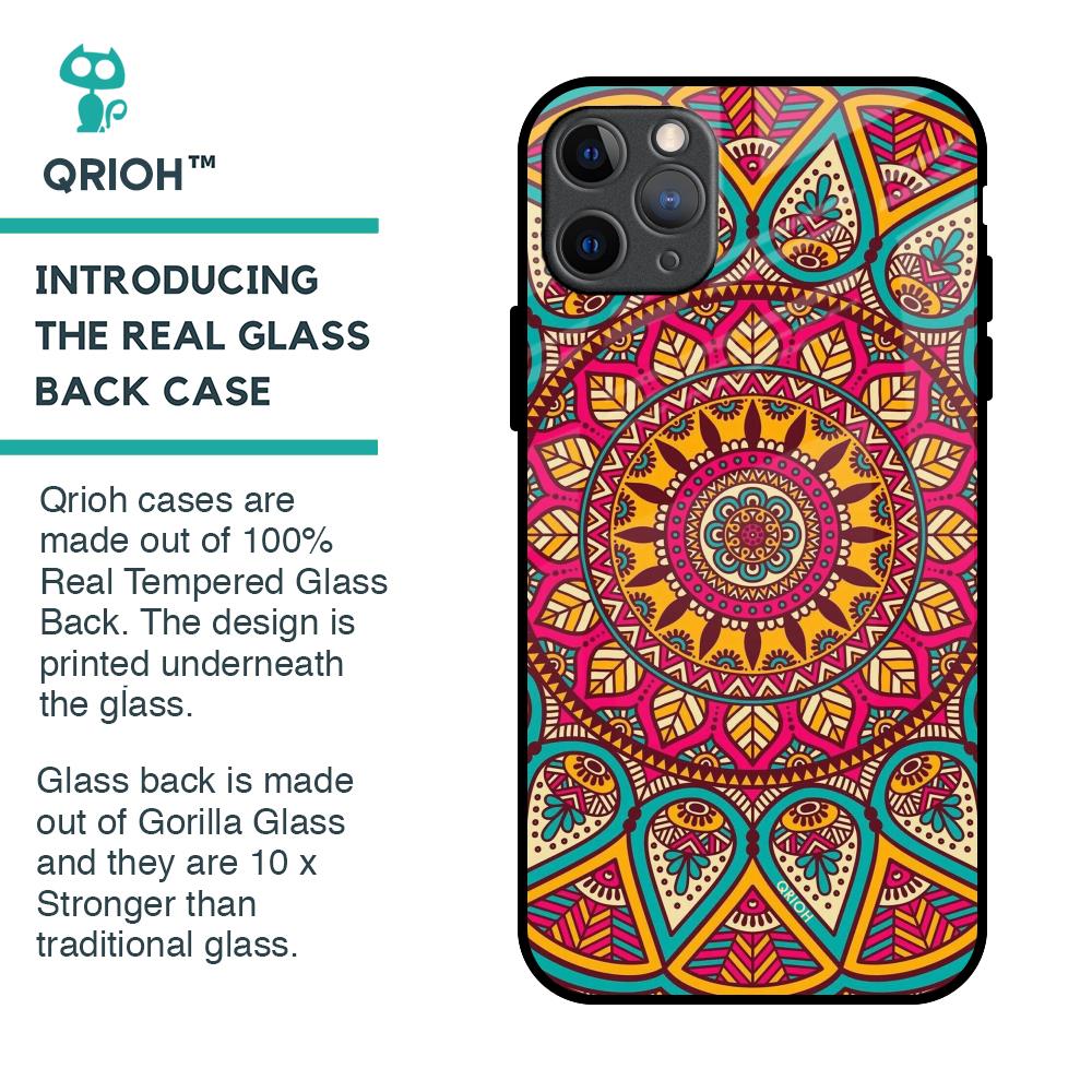 Elegant Mandala Glass Case for iPhone 11 Pro Max