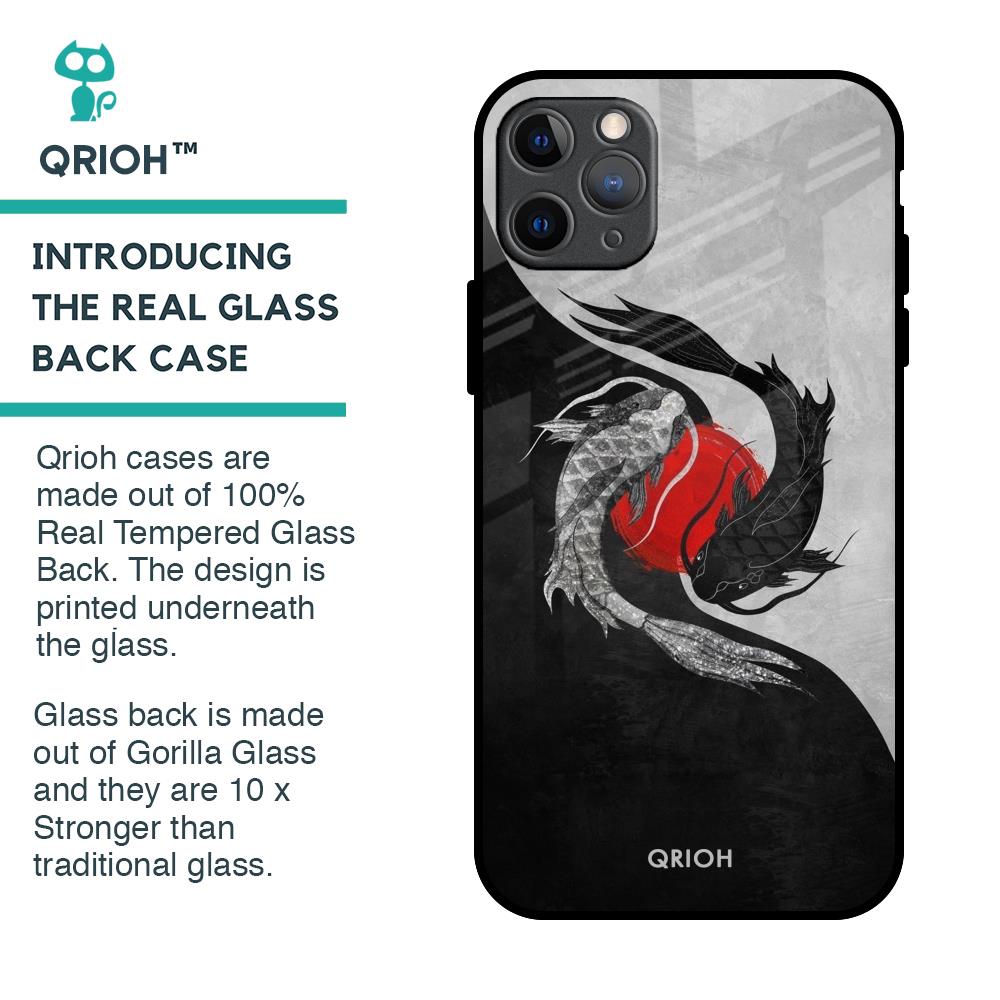 Japanese Art Glass Case for iPhone 11 Pro Max