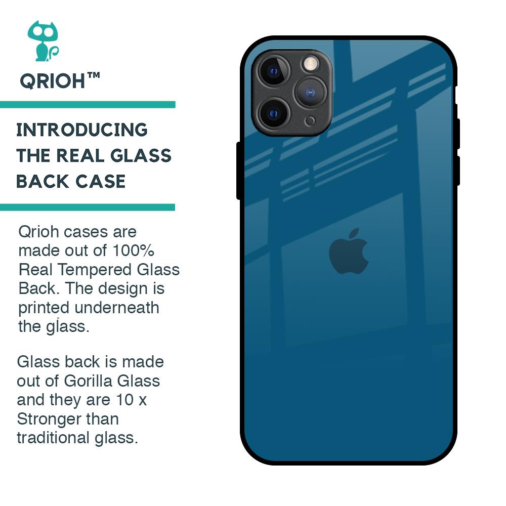 Cobalt Blue Glass Case for iPhone 11 Pro Max