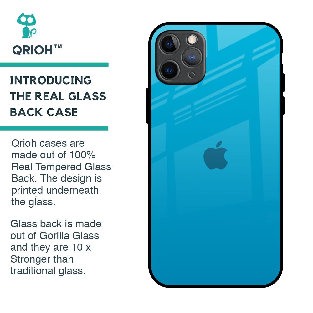 Blue Aqua Glass Case for iPhone 11 Pro Max