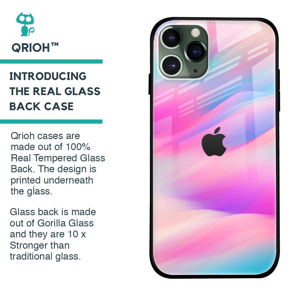 Colorful Waves Glass case for iPhone 11 Pro Max