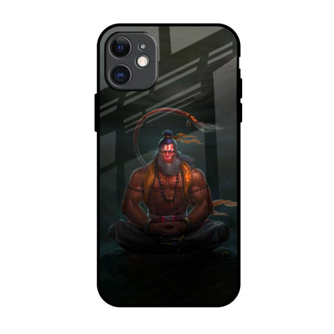 Lord Hanuman Animated iPhone 11 Glass Back Cover Online